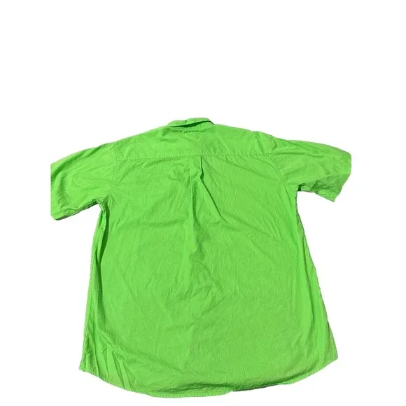 CINCH Shirt Men's Adult Large Green Casual Short Sleeve Button Up Western Cowboy - Picture 8 of 8